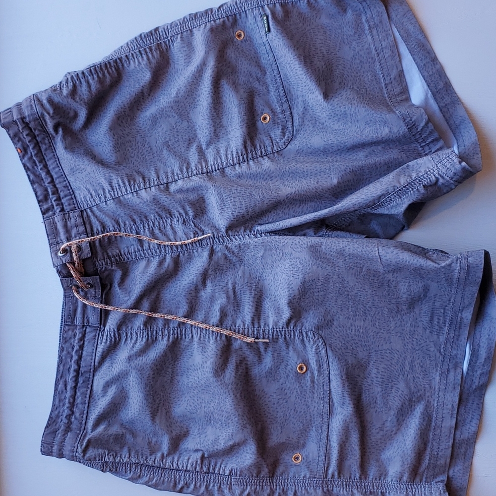 Howler Brothers Gray Swim Trunks Board Shorts 34